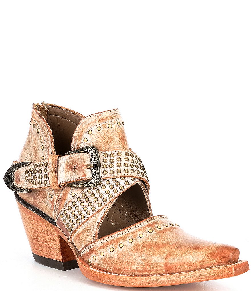 Ariat Dixon Rock N Roll Studded Leather Western Booties