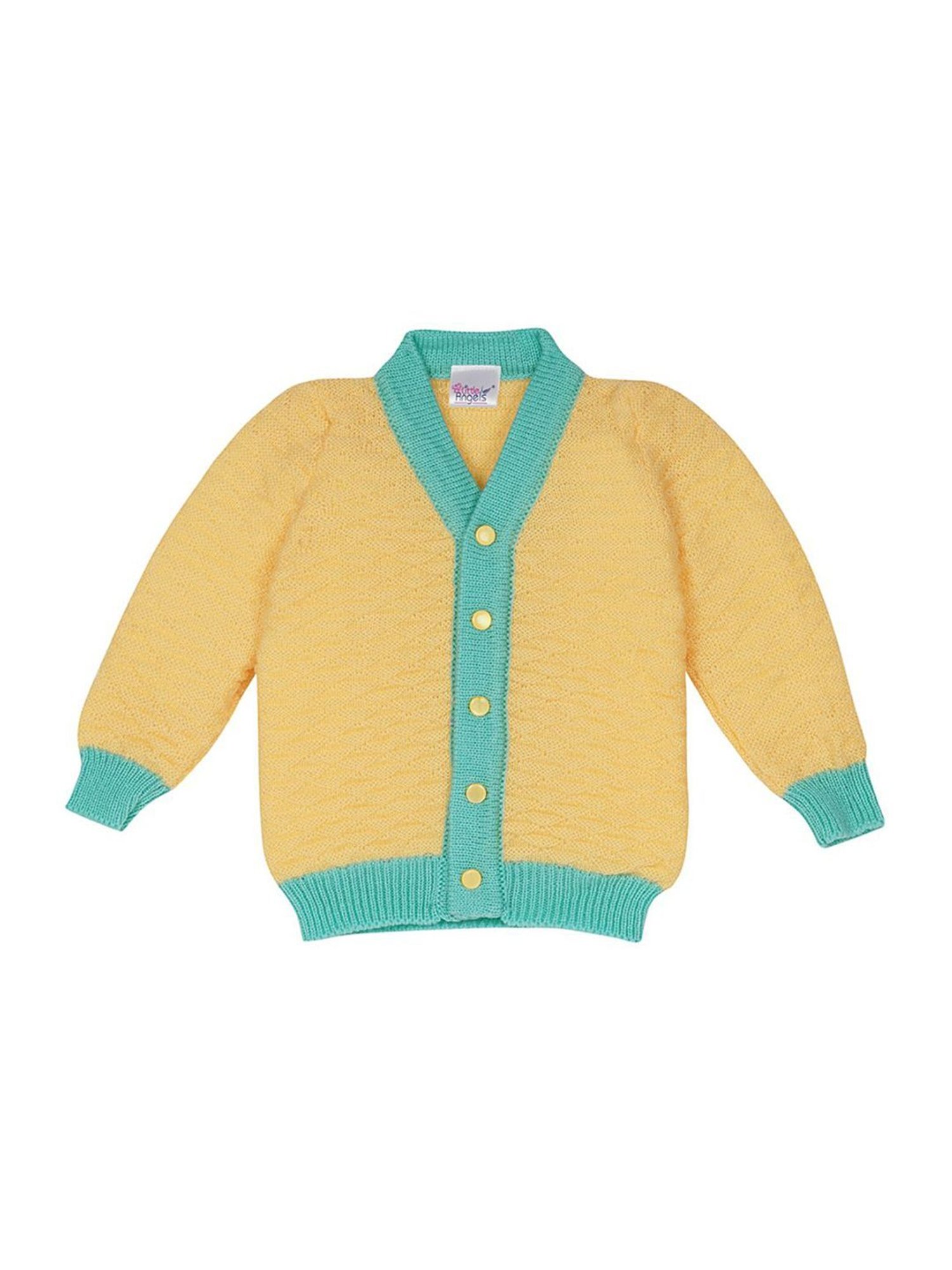 Pantaloons Baby Brown Cotton Printed Full Sleeves Sweater