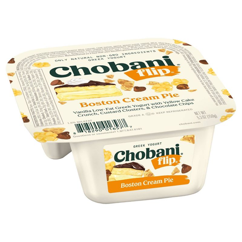 Chobani Flip Boston Cream Pie Greek Yogurt - 5.3oz