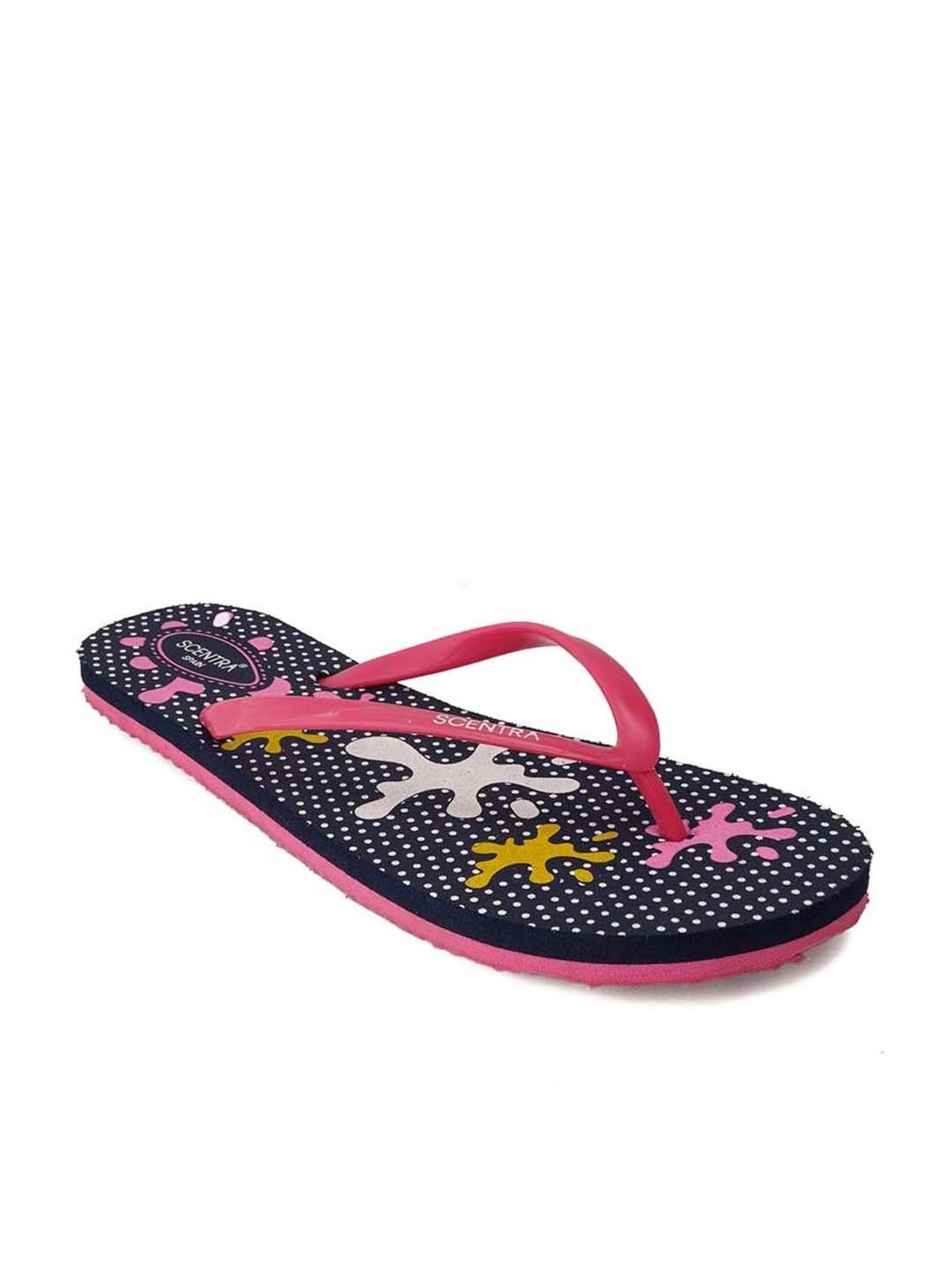 Scentra Women's Pink Flip Flops