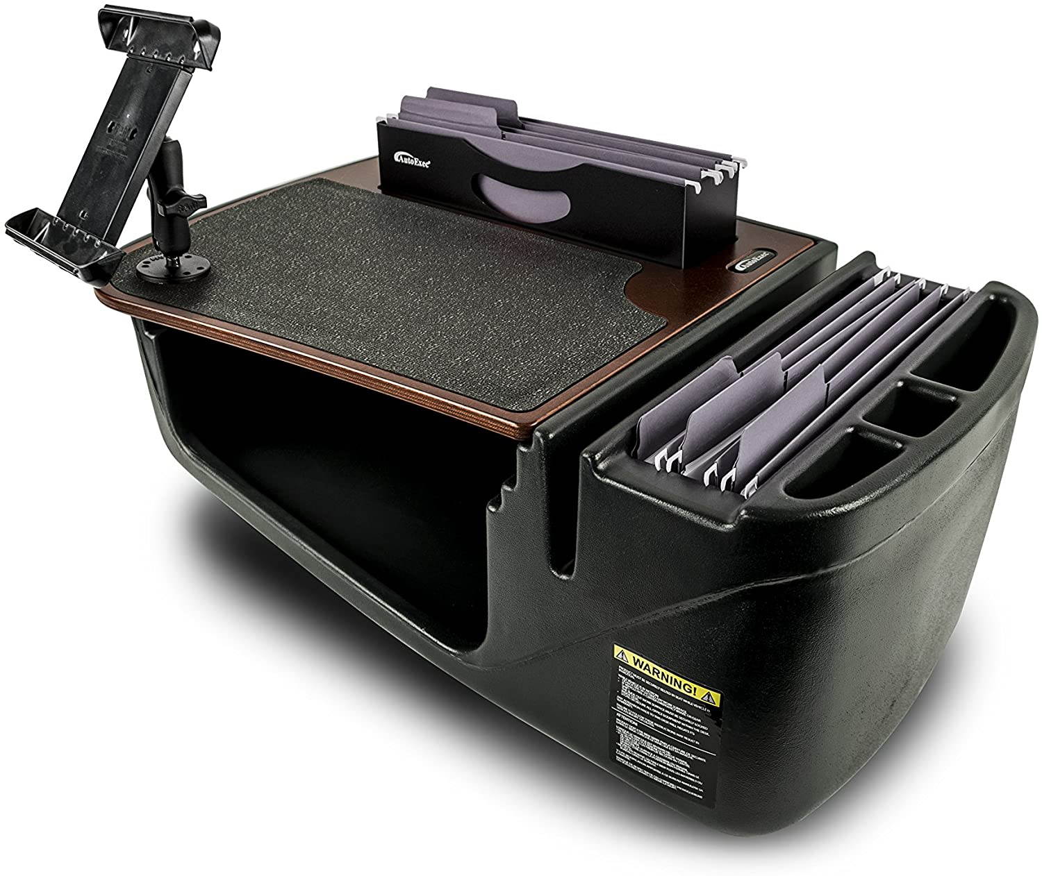 AutoExec AUE26007 Efficiency FileMaster Car Desk Mahogany Finish with Built-in 200 Watt Power Inverter and Tablet Mount
AESFile-02-Tablet MAH