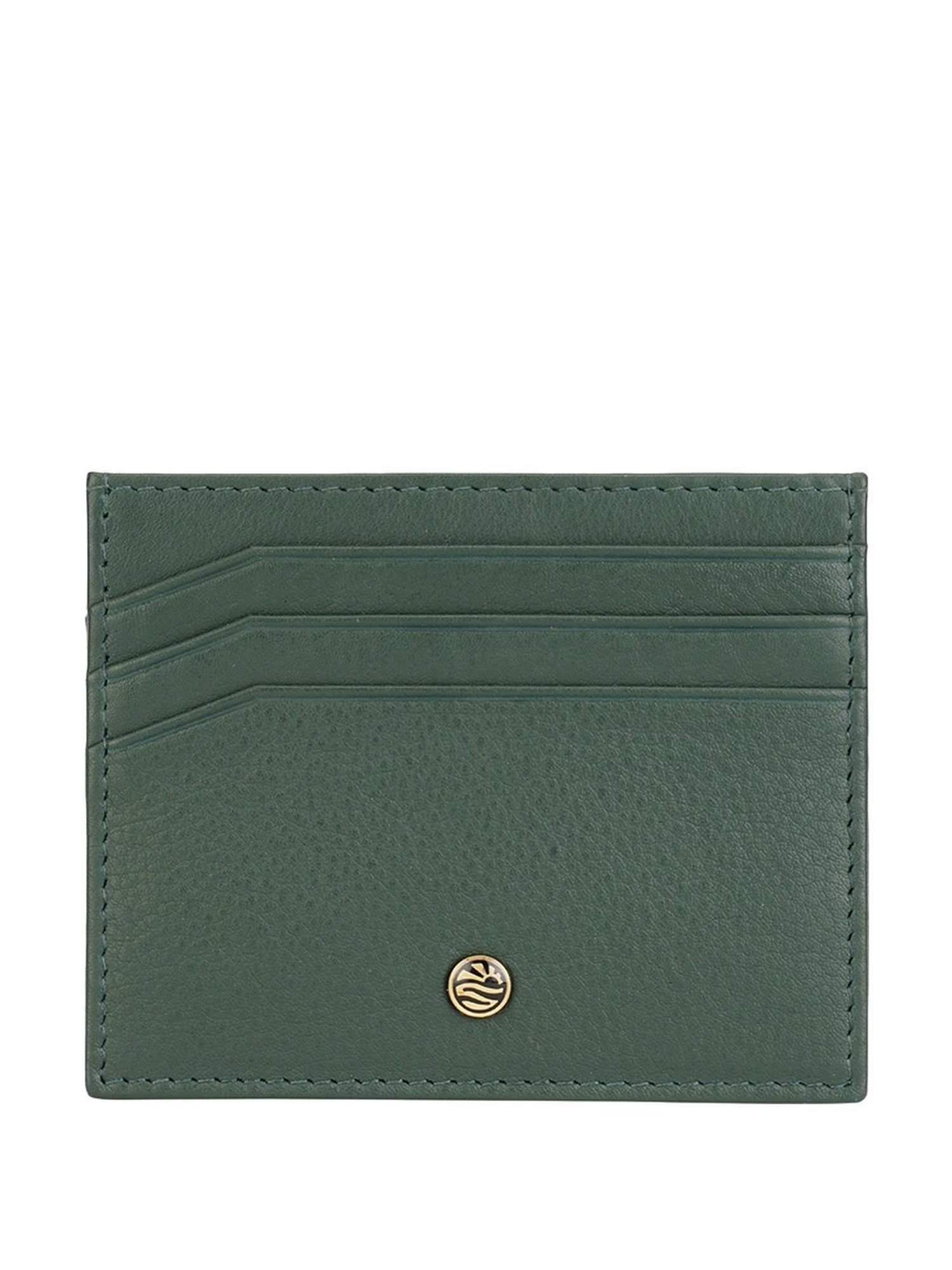 PERQUISITE CENTURION Green Solid Card Holder