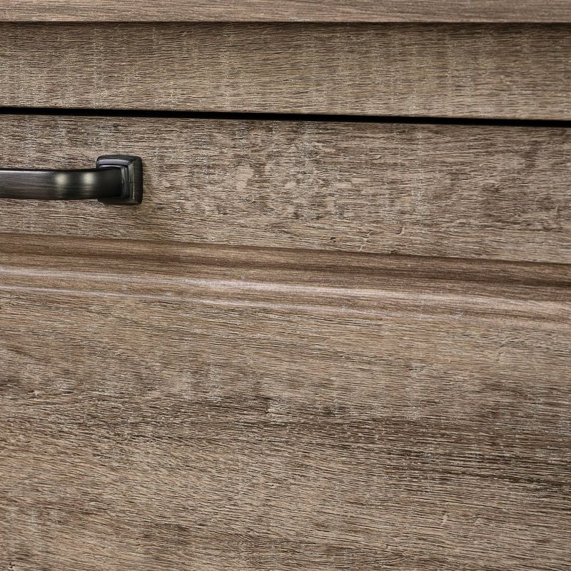 Hankel Changing Table - Pure White and Weathered Oak - South Shore