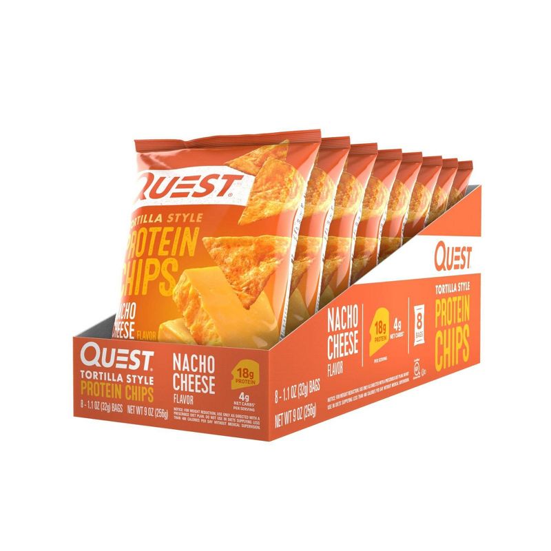 Quest Tortilla Chip Nacho - 8ct/1.1oz