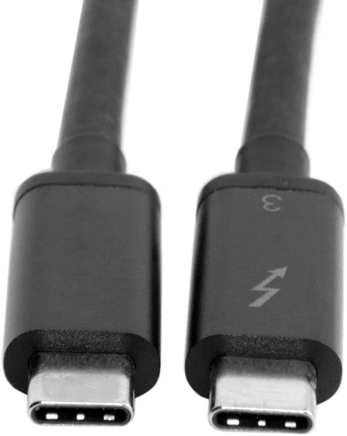 CY USB4 Thunderbolt Cable Thunderbolt 3 (USB-C) to Thunderbolt 3 Cable Adapter 40Gbps for Laptop 80cm
