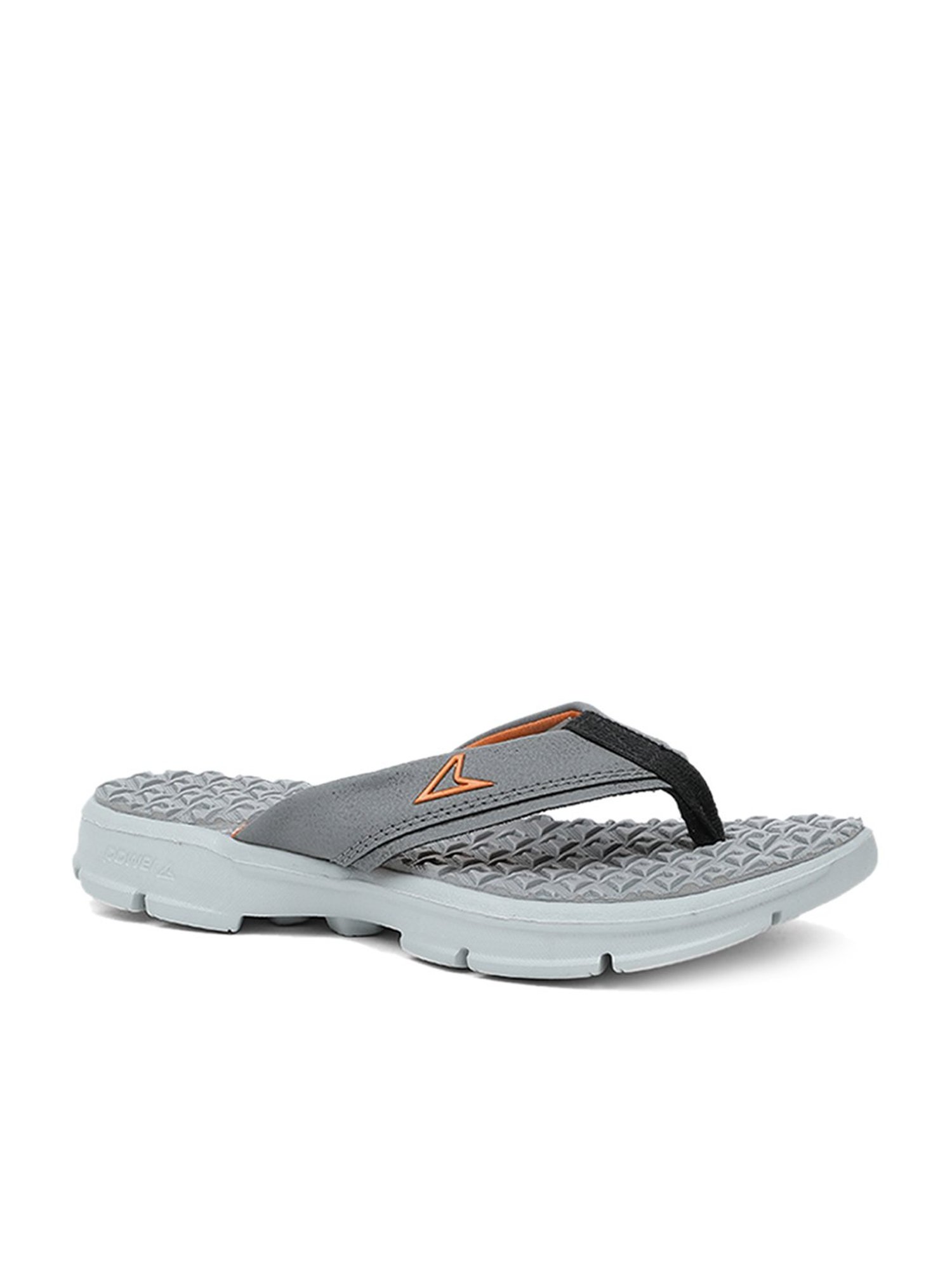 Bata Kids Grey Flip Flops