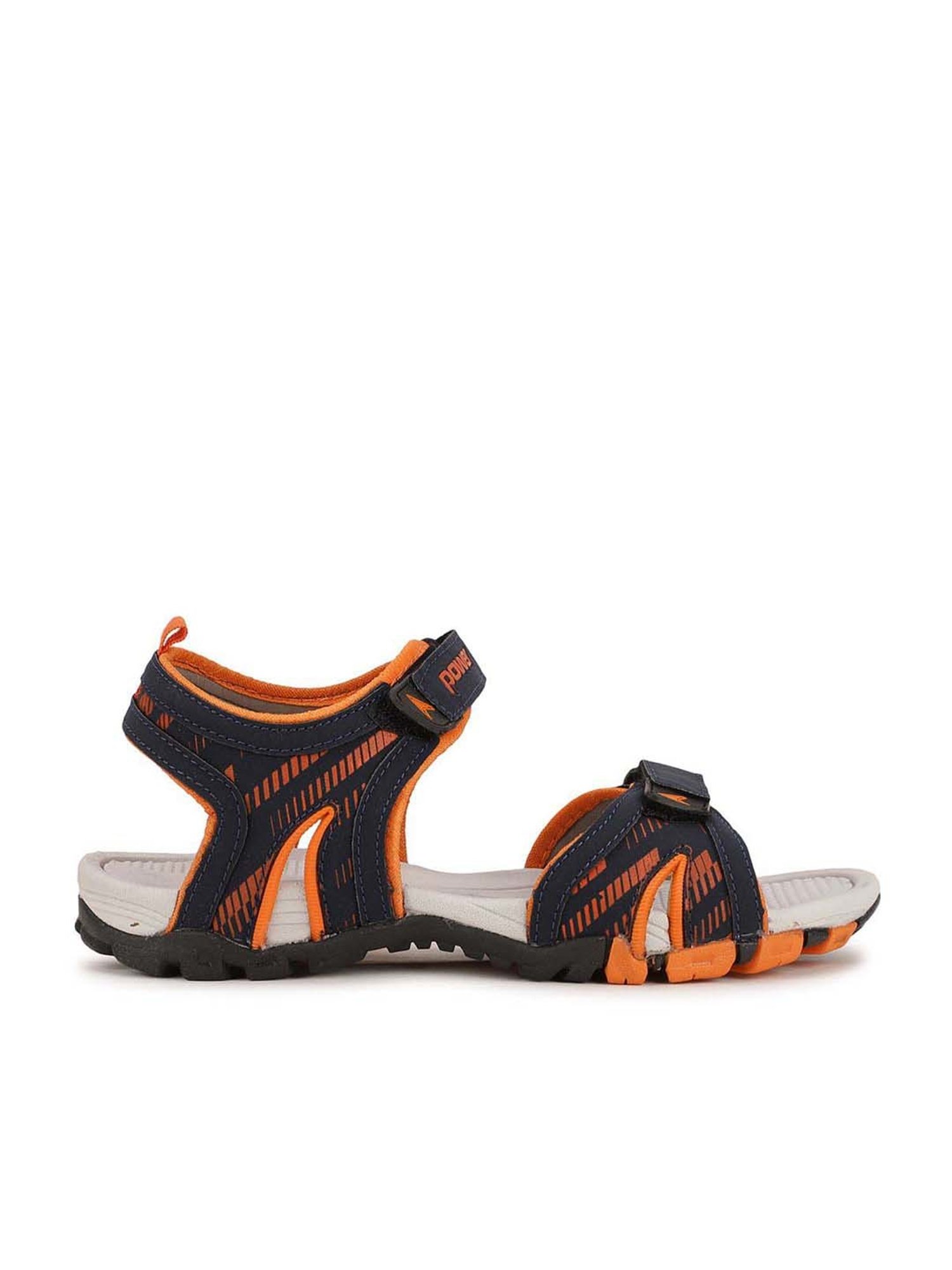 Bata Kids Blue & Orange Floater Sandals