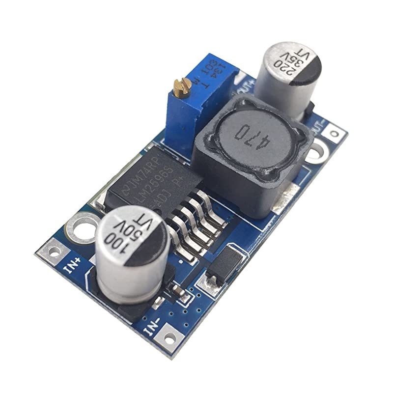 6 Pack LM2596 DC to DC High Efficiency Voltage Regulator 3.0-40V to 1.5-35V Buck Converter DIY Power Supply Step Down Module