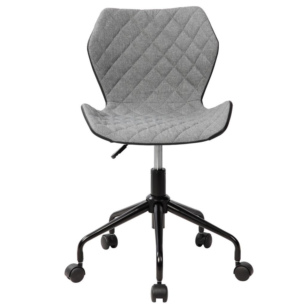 Deluxe Modern Office Armless Task Chair, Grey