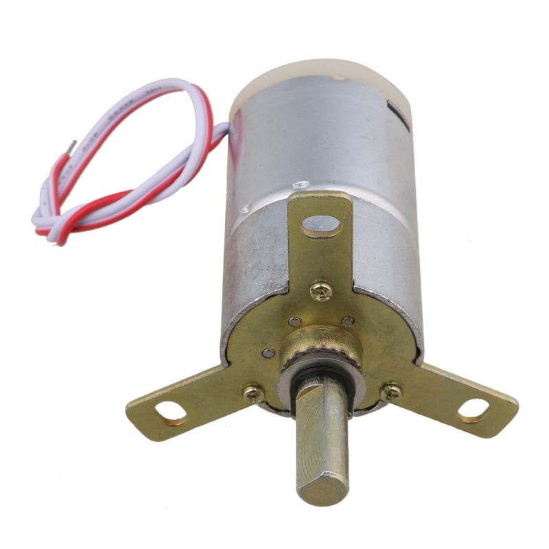 Diameter 32mm 12V DC 25 RPM Gear-Box Speed Control Electric Motor Stabilivolt