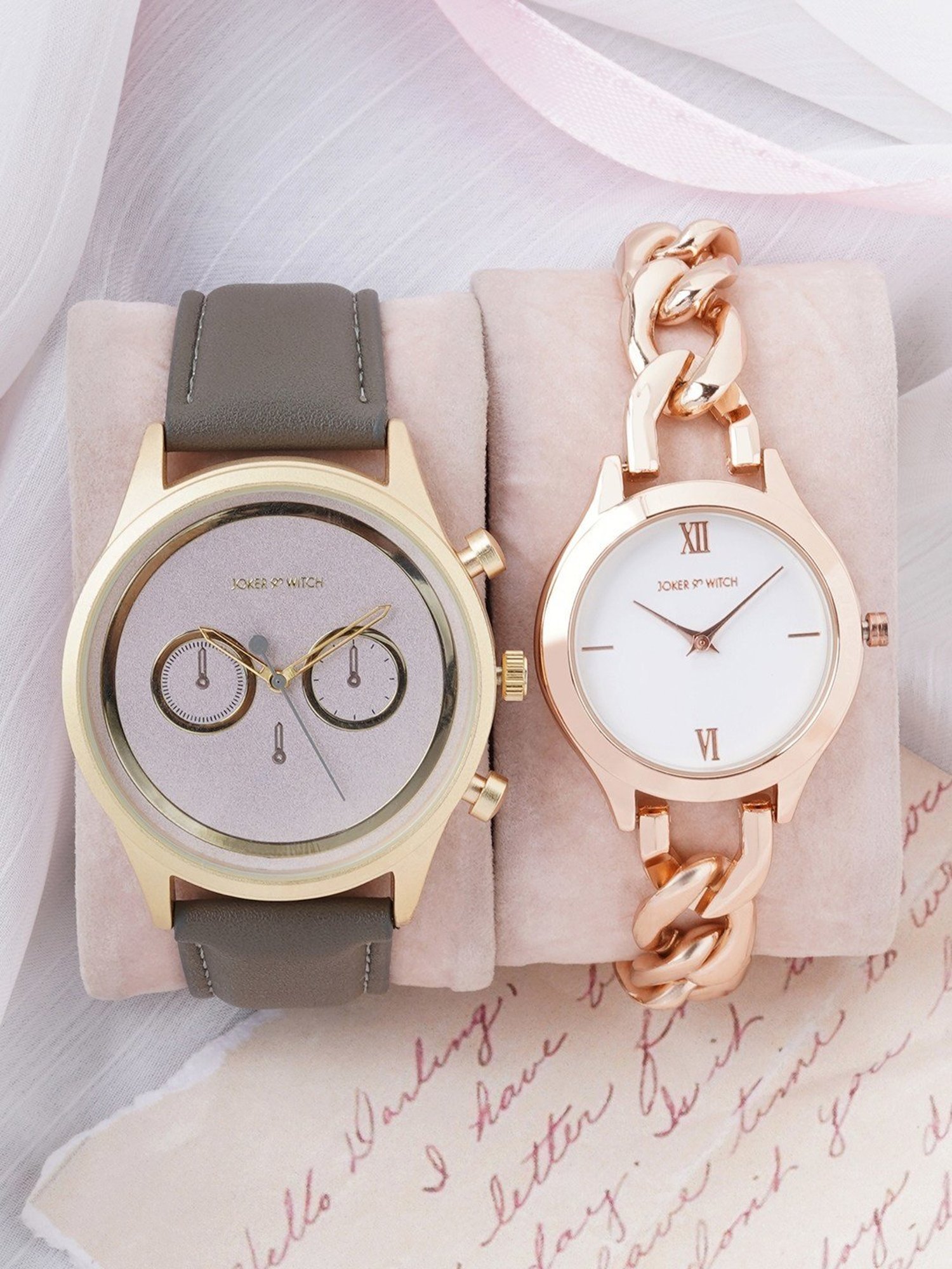 Joker & WItch JWCW231 Chronograph Couple Watch