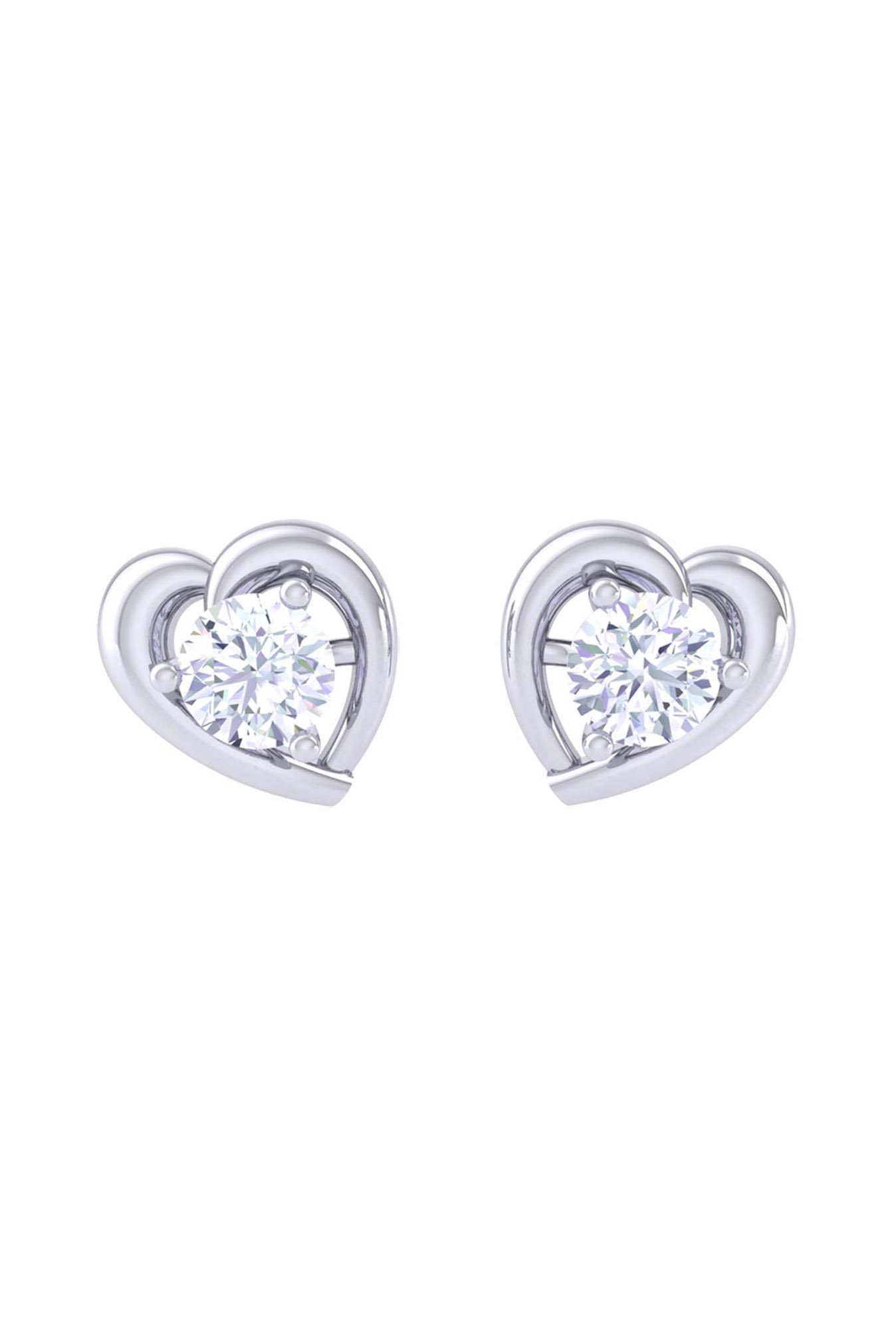 Clara Heart 92.5 Sterling Silver Earrings
