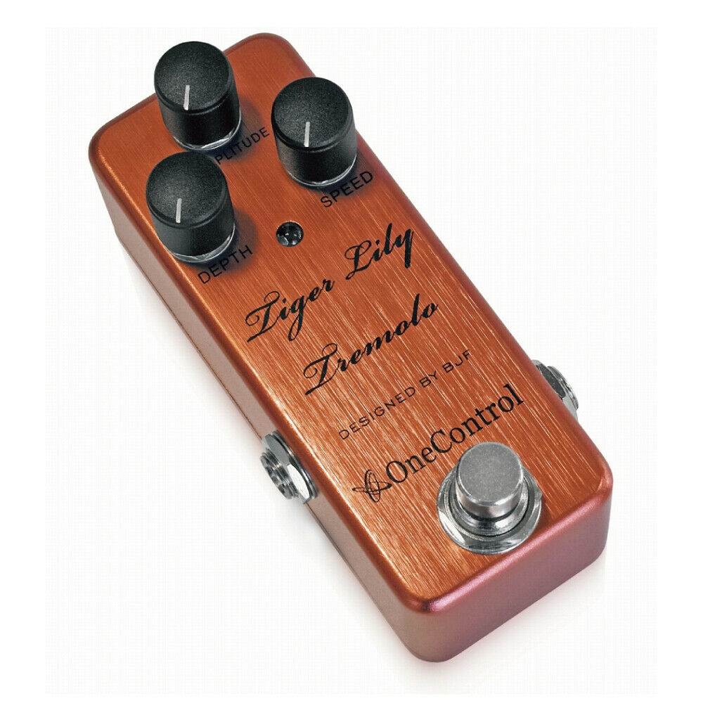 New One Control Tiger Lily Tremolo Guitar Effects Pedal
