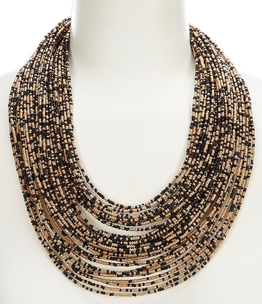 Anna & Ava Beaded Multi Strand Necklace