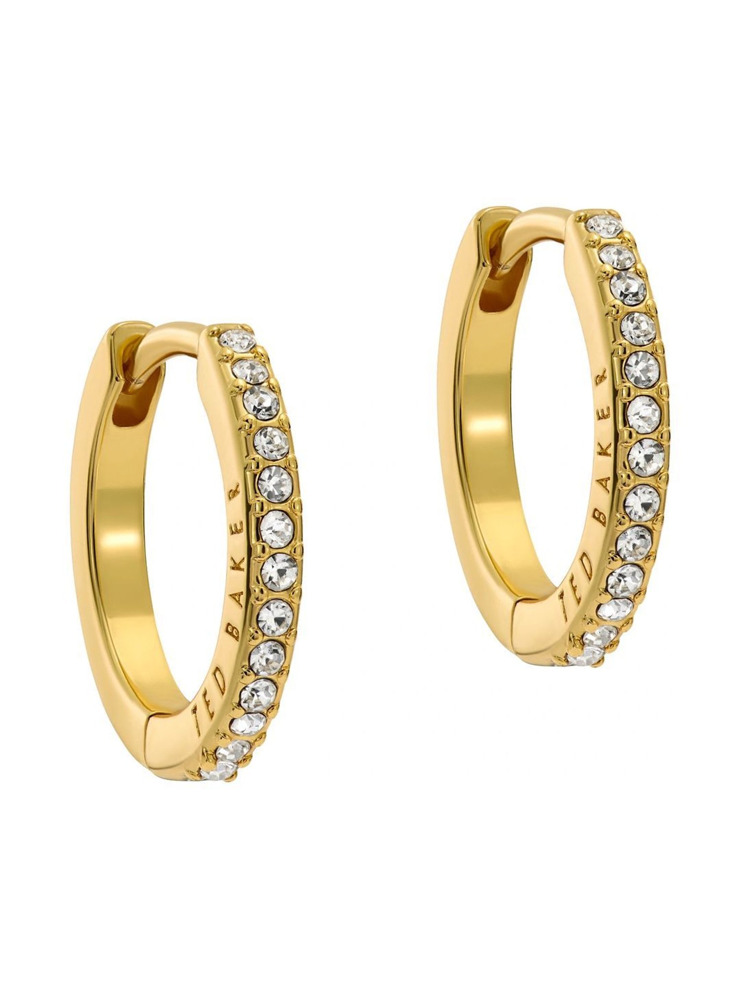Ted Baker HEPLIE: Crystal Hoop Earrings (14mm)