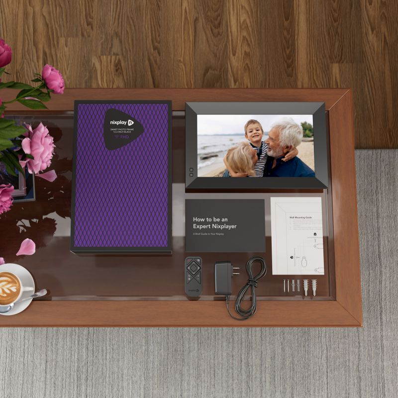 Nixplay 13 Inch Full HD Smart Digital Photo Frame W13D - Share Via Email or App