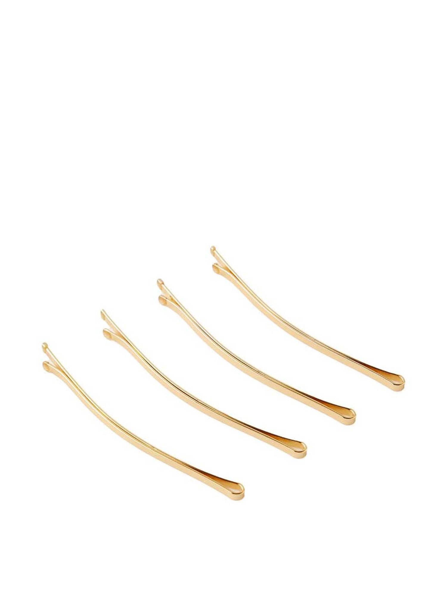 Golden Embellished Hair Clip - Set of 3
