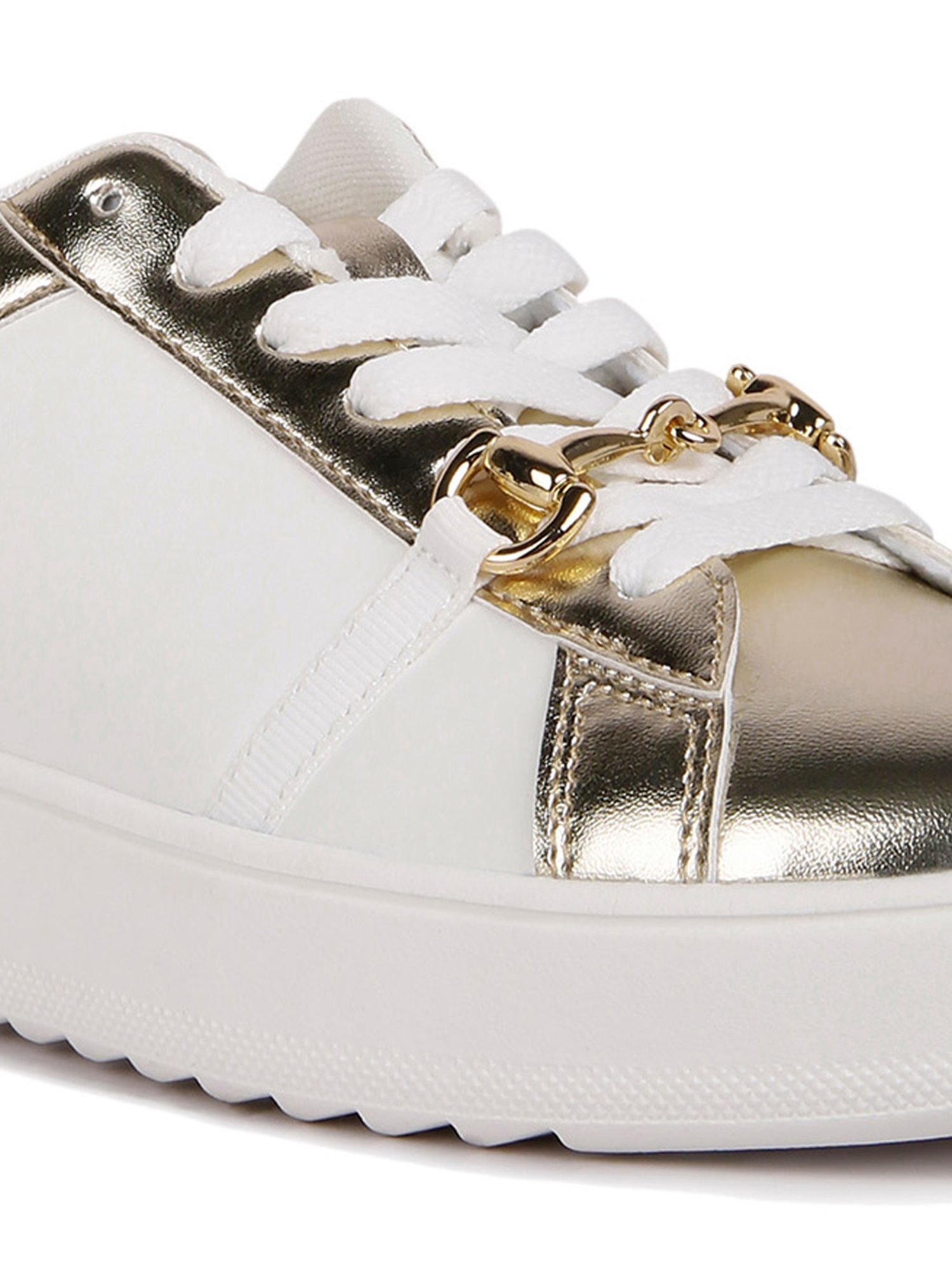 London Rag Women's Golden Casual Sneakers