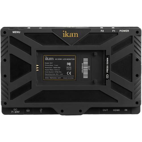 iKan DH7 7" Full HD HDMI LED Monitor, 1920x1080 (Supports 4K Input)