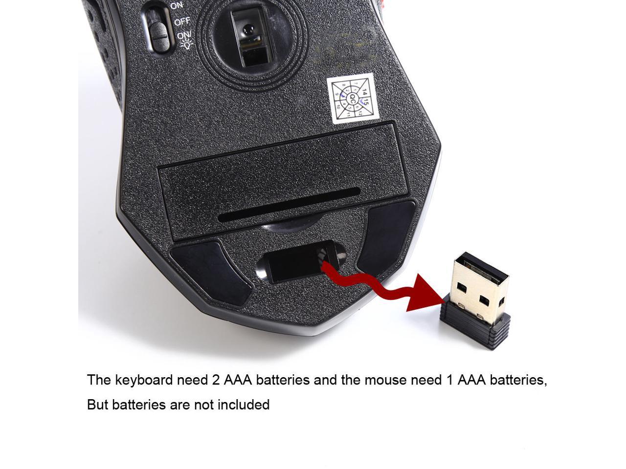 Wireless Keyboard Mouse Combos Multimedia Silent Ultra Thin Keyboard Wireless Light Mouse