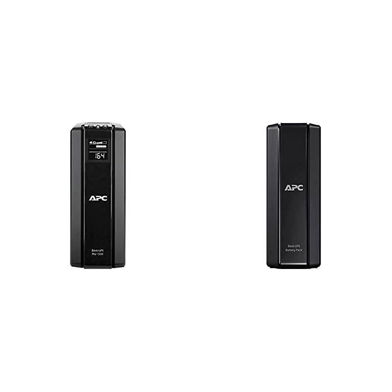 UPS Battery Back Up (BR1500G) - Back-UPS Pro 1500VA 10-outlet Uninterruptible Power Supply with Surge Protection and External Battery Pack (BR24BPG)