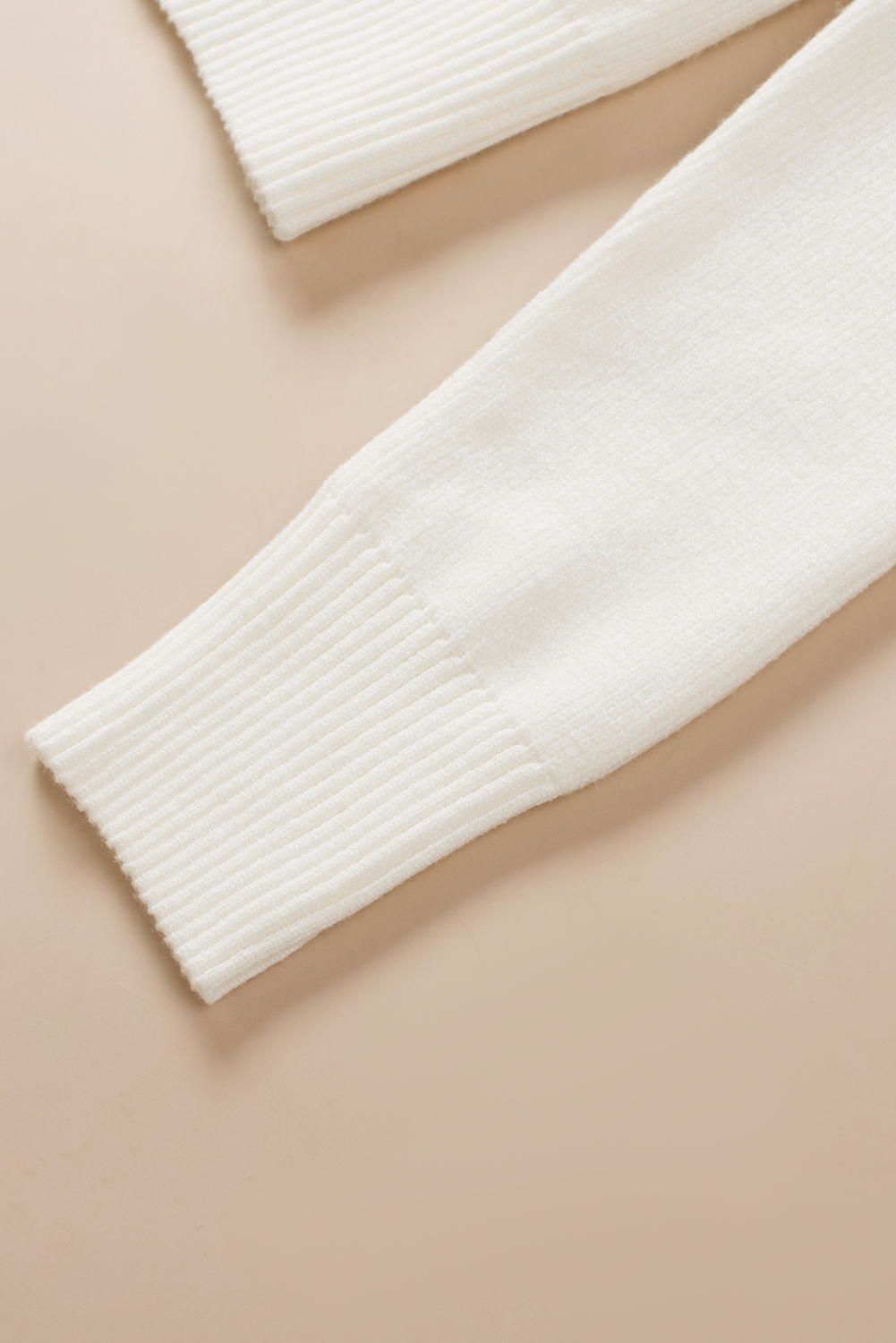 Karen Kane Long Sleeve Asymmetrical Hem Round Neck Sweater