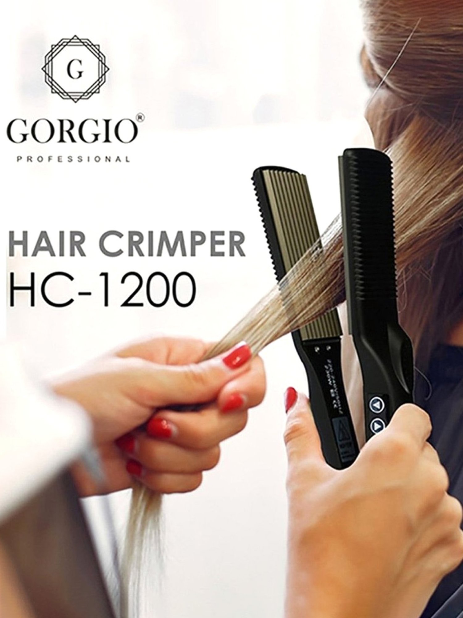 Gorgio Professional HC1200 Hair Crimper (Black)