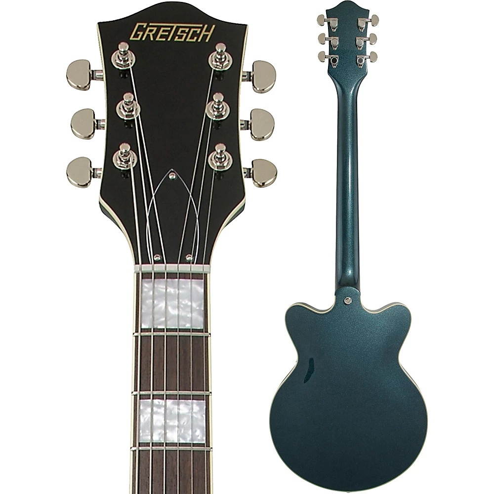 Gretsch Guitars G2655 Streamliner Center Block Jr. with V-Stoptail Electric Guitar Gunmetal