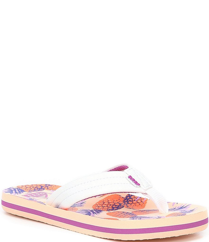 Reef Girls ' Ahi Pineapples Flip Flops (Youth)