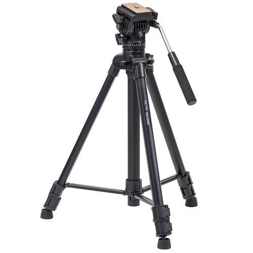 Takama 66" 3 Section Video Tripod with Fluid Head, 10 Lbs Capacity #TAK-V3300
