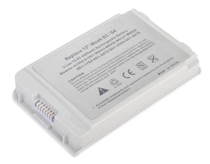 CWK&reg; New Replacement Laptop Notebook Battery for Apple iBook 12 inch G3 G4 A1061 A1008 M6497 M9337 M8956 661-2472 Apple iBook G3 G4 12" M8956 M8956G M8956G/A M9337 M9337G/A