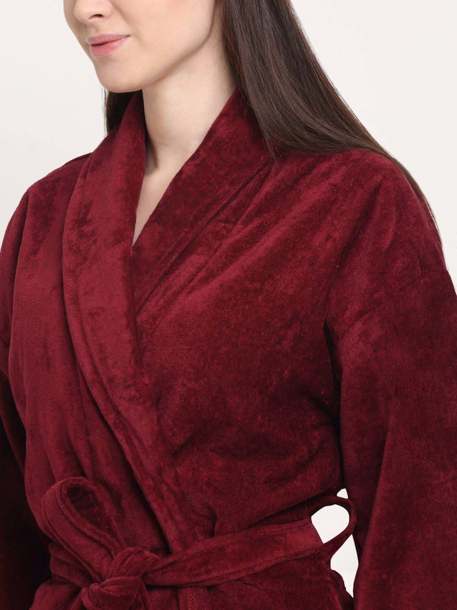 Trident Comfort Living Grey Cotton 380 GSM Bathrobe