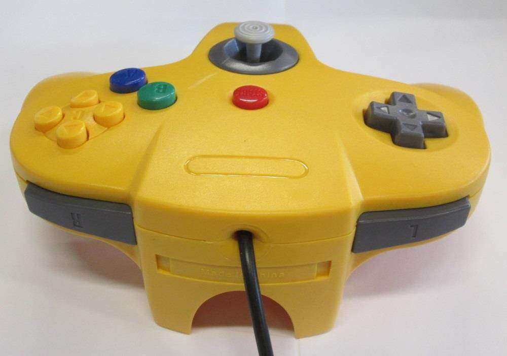 N64 USB Controller Yellow For Window, Mac, and Linux by Mars Devices