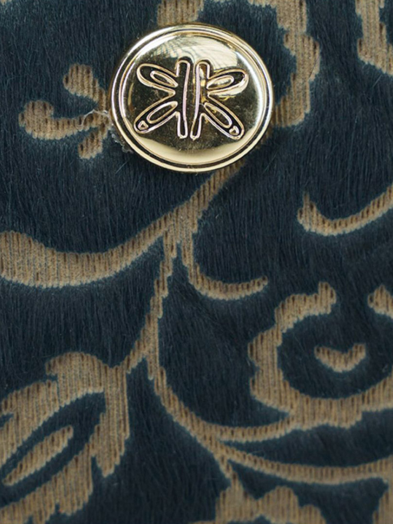 RI2K London Blue Leather Textured Zip around Wallet