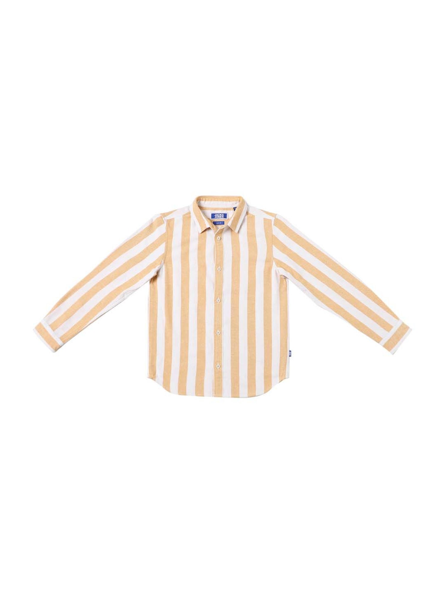 Jack & Jones Junior Boys Sunflower Cotton Striped Shirt