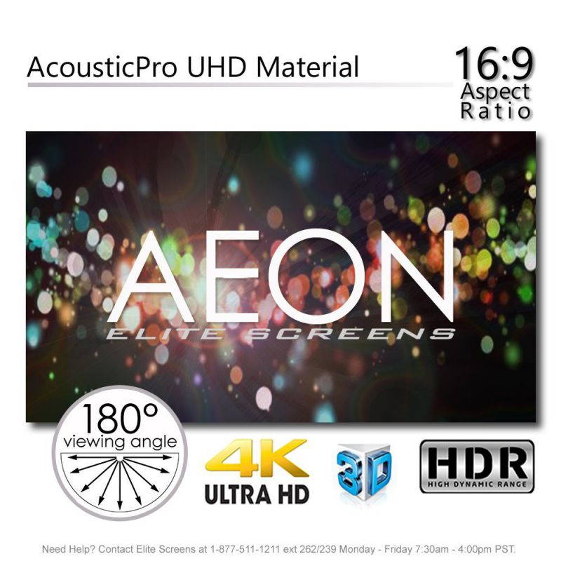 EliteScreens acoustic pro Aeon 150" 4K Home Theater AR150H2-AUHD