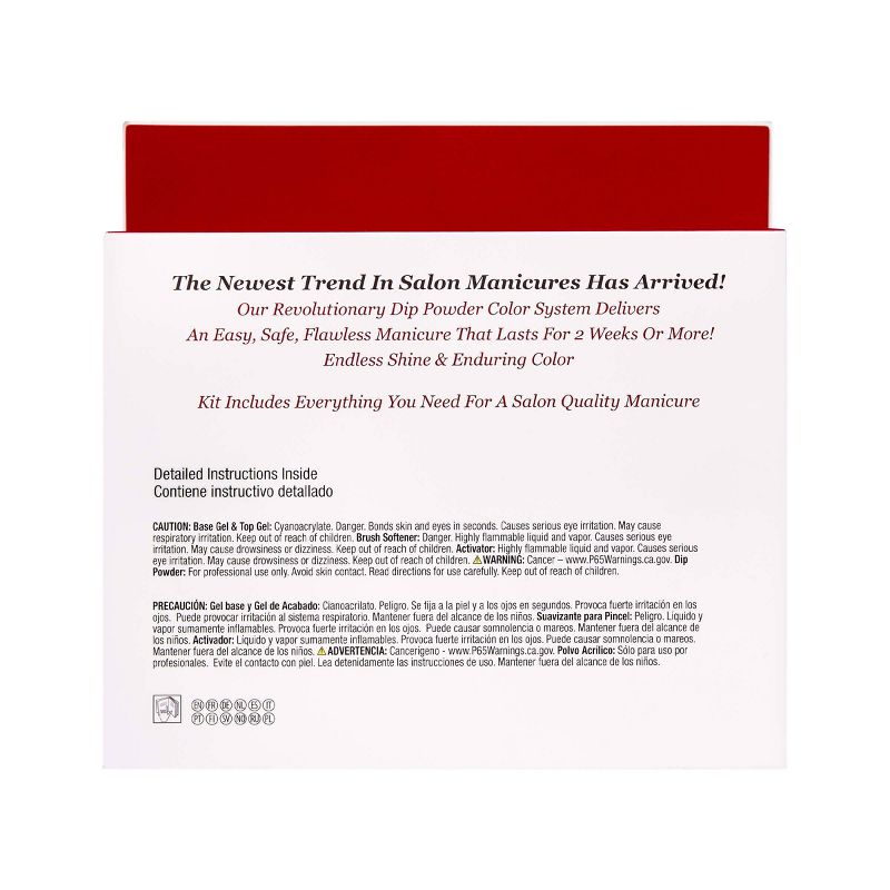 Kiss Salon Dip Color System False Nails Starter Kit - 10ct