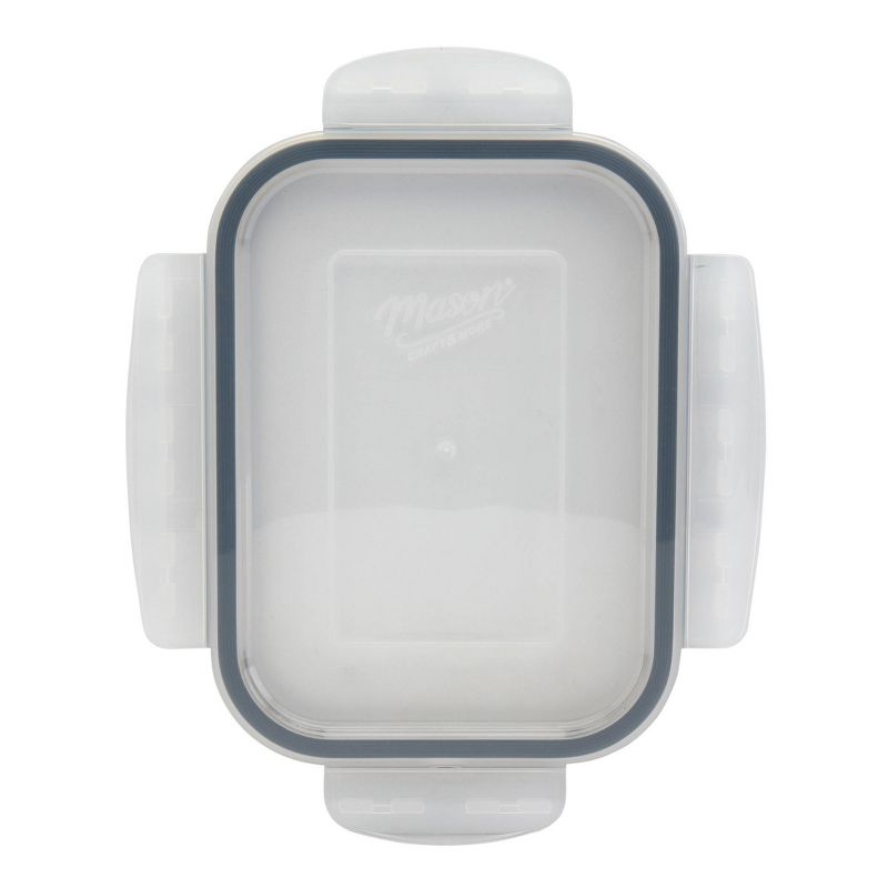Mason Craft & More 51oz Set of 2 Rectangular Food Storage Containers with Lids