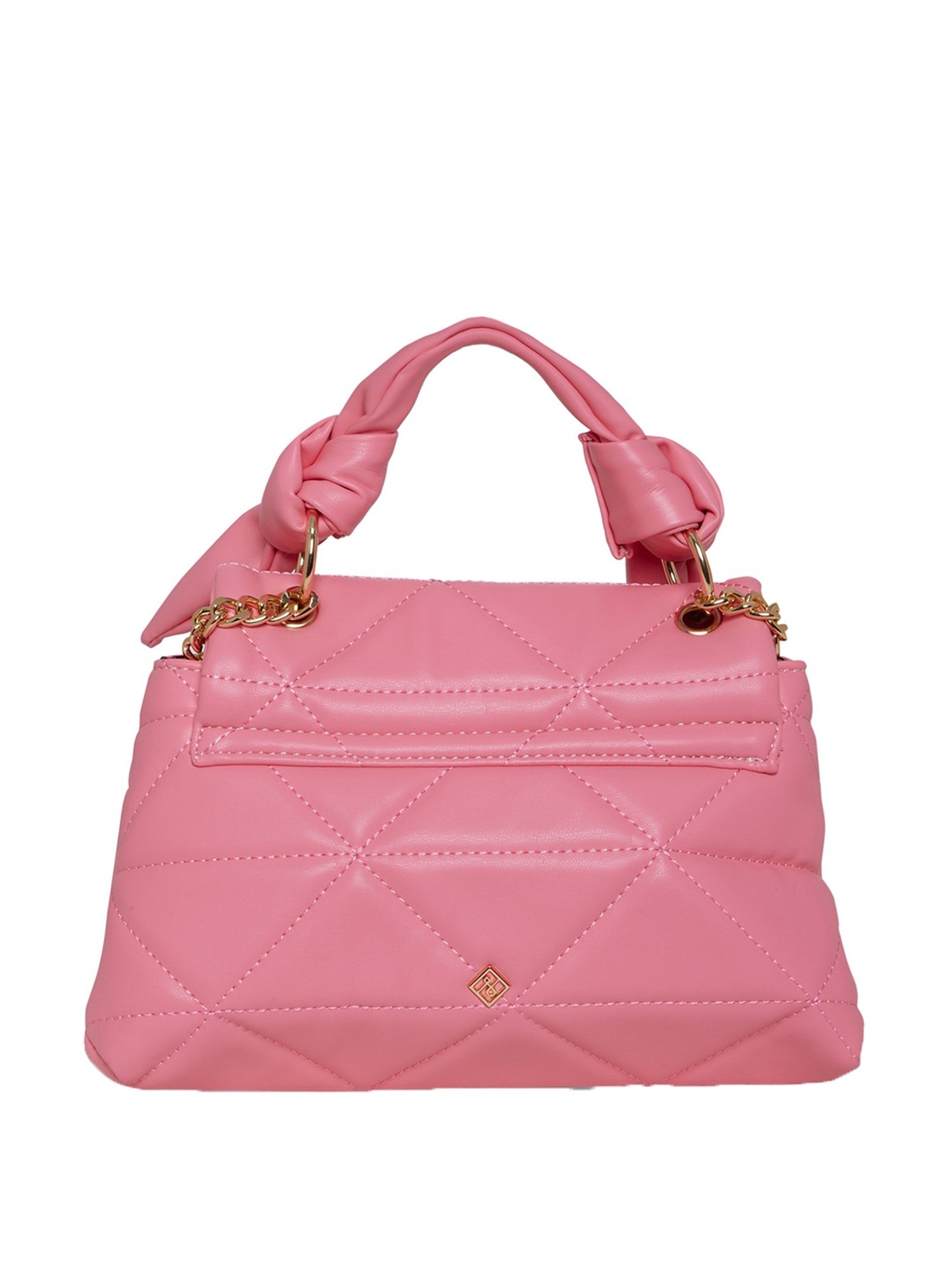 Call It Spring DAISEE670 Pink Quilted Medium Satchel Handbag