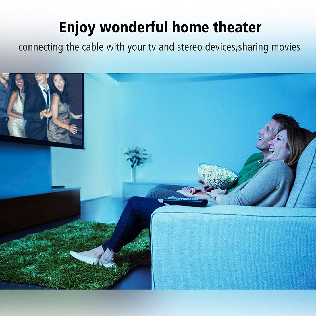 QHG02 SPDIF 5m OD6.0mm  Toslink FIBER Male to Male Digital Optical Audio Cable