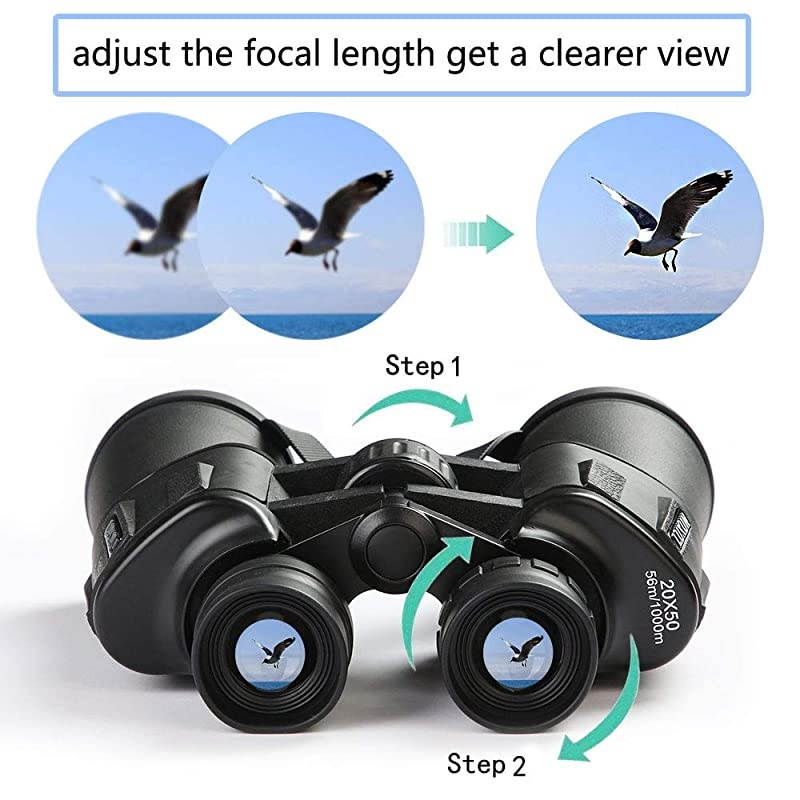 Binoculars for AdultsHigh Power HD With Weak Light Night Vision Waterproof Binoculars for Bird Watching Travel Hunting Football Concerts2019NEW