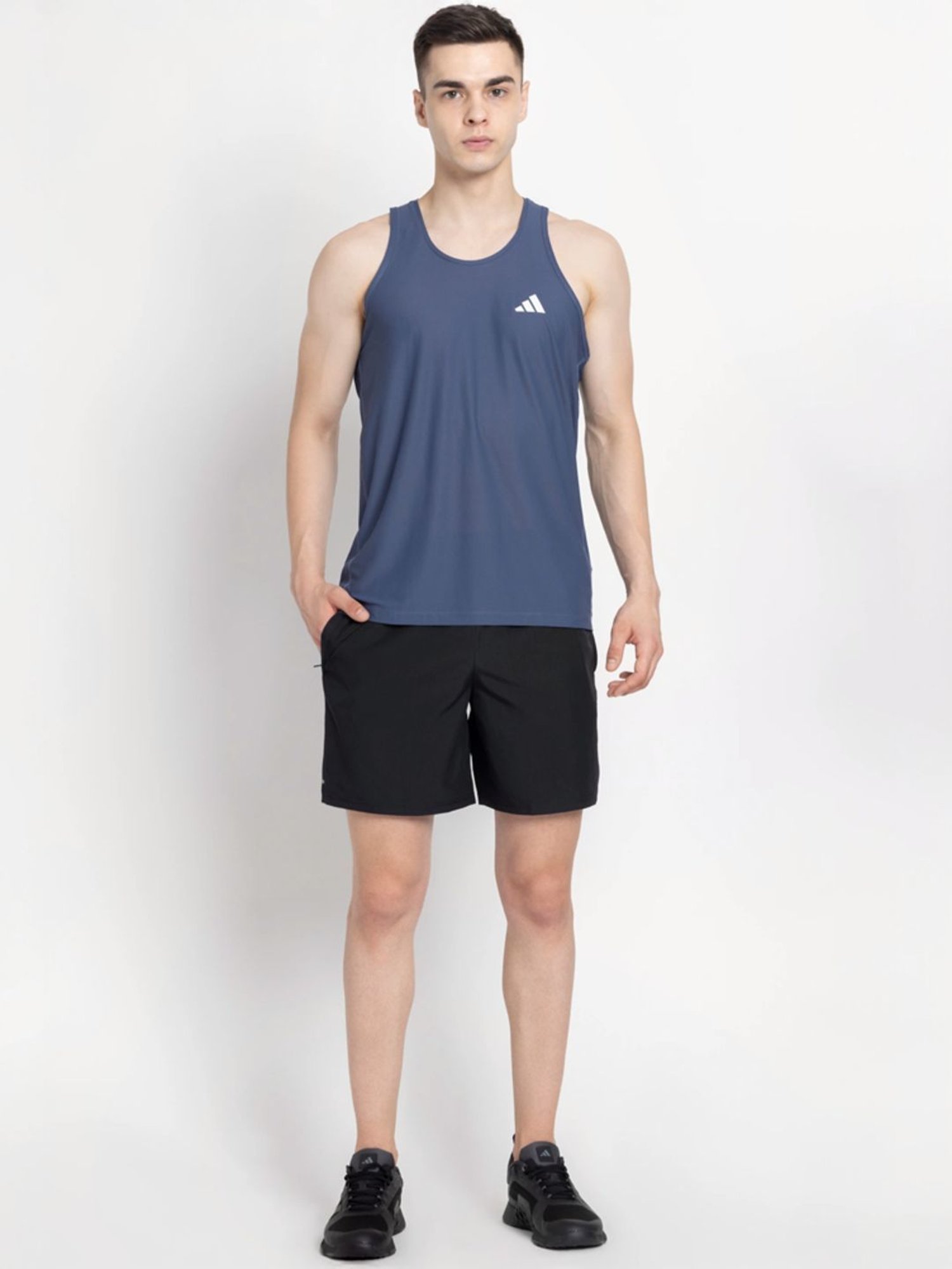 Reebok Black Regular Fit Sports Shorts