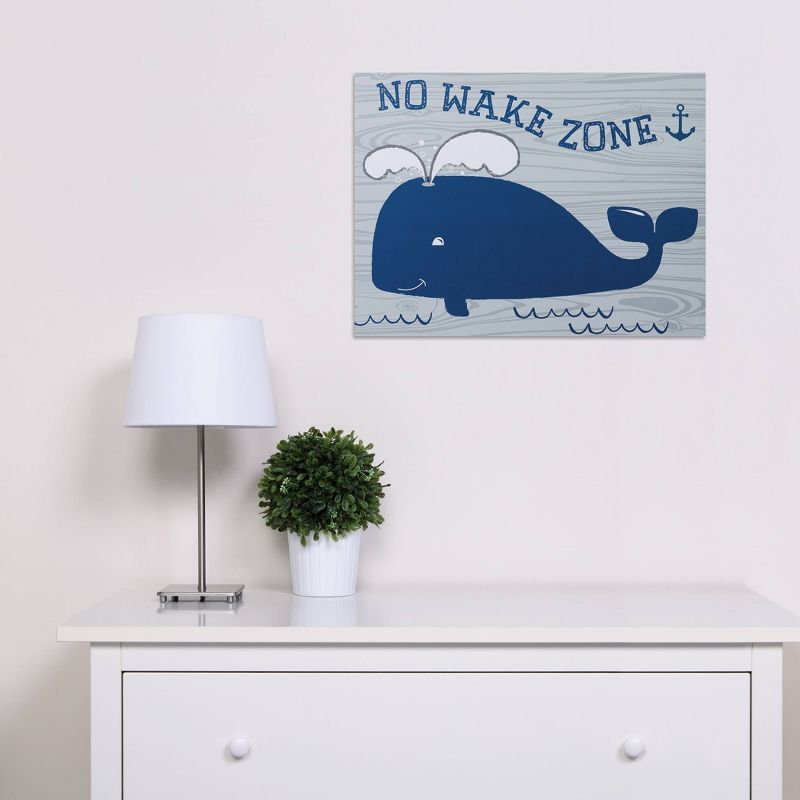 Trend Lab Unframed Wall Canvas Whale