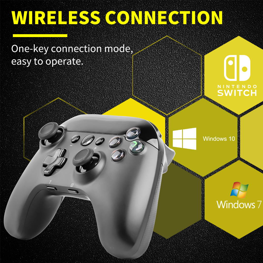 Switch PRO controller Wireless Bluetooth headset For Switch Console &mdash;with TURBO Keys + One-click Connection to Console