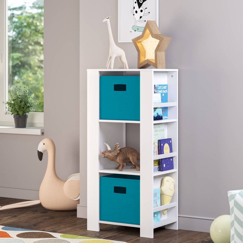 Book Nook Kids' Cubby Storage Tower with Bookshelves - RiverRidge