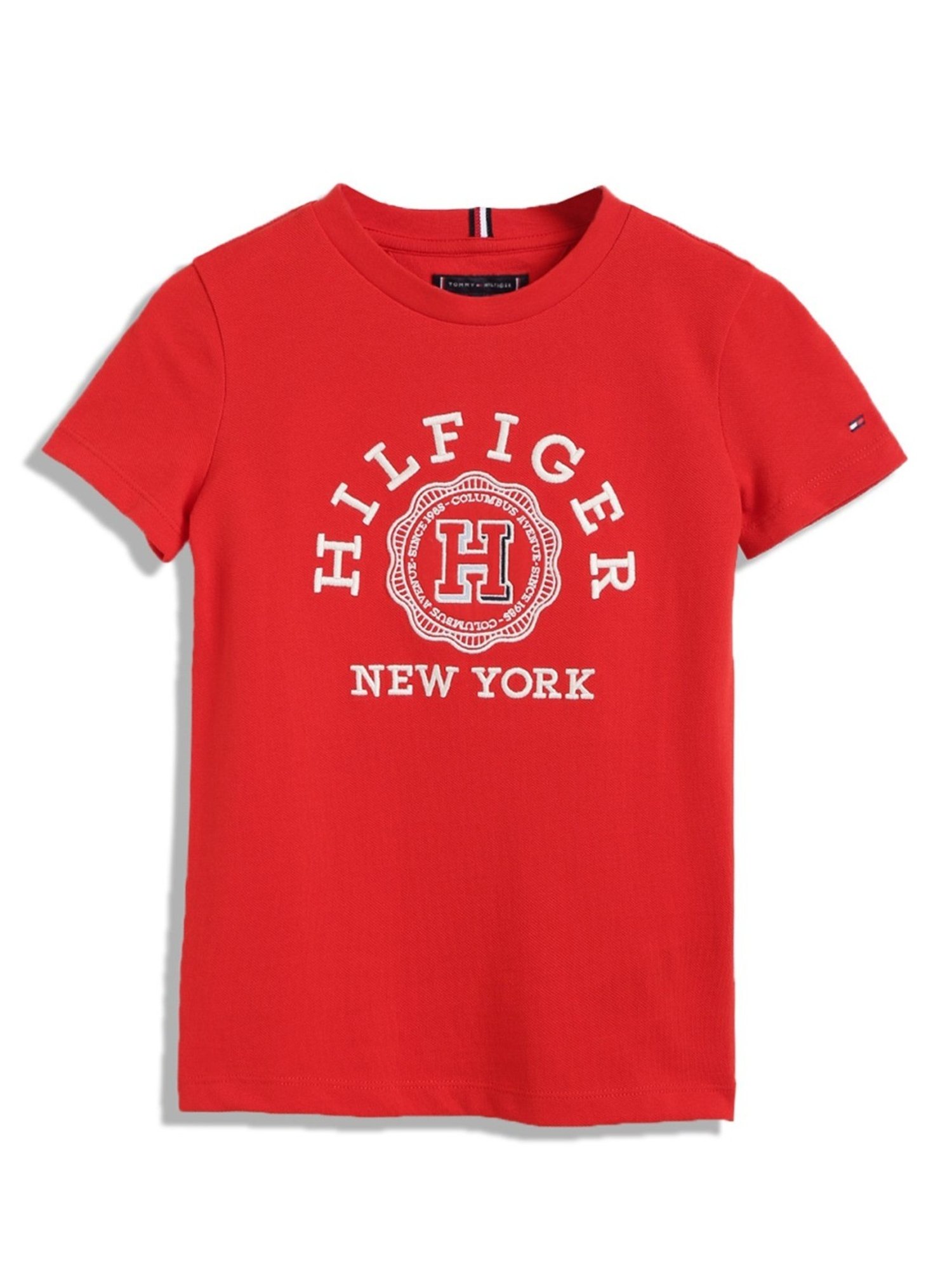 MINIKLUB Boys Blue Printed Full Sleeves T-Shirt