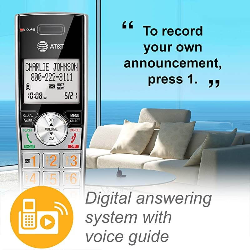 CL84215 Dect 60 Expandable Cordless Phone System WDigital Answering