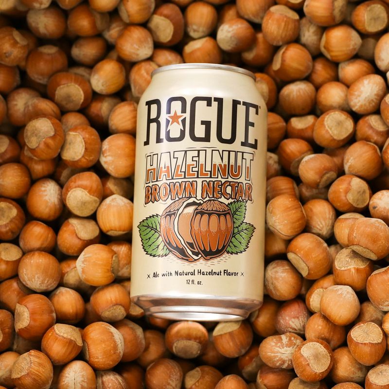 Rogue Hazelnut Brown Nectar Ale Beer - 6pk/12 fl oz Cans