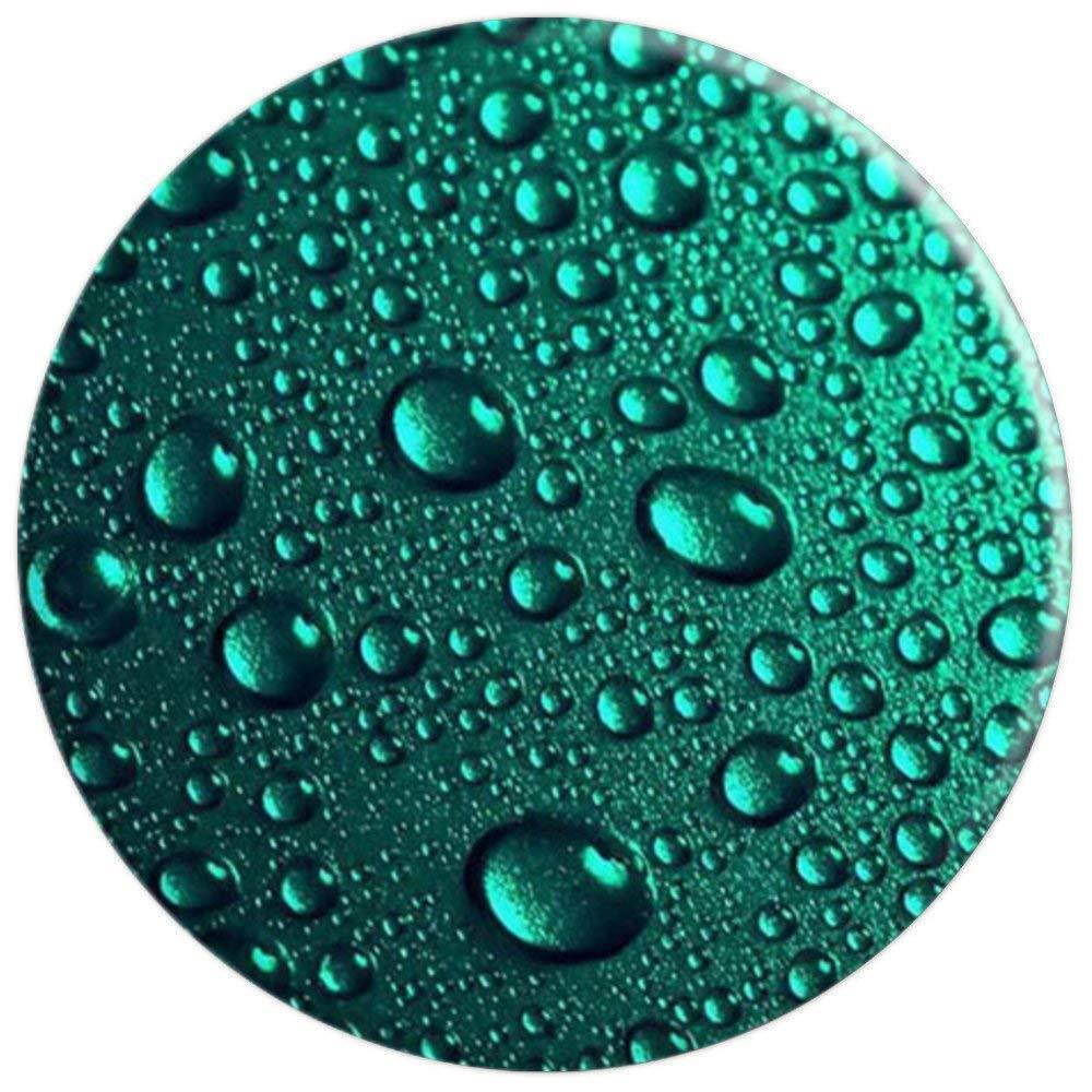 Water Drop Green PopSockets Grip and Stand for Phones and Tablets