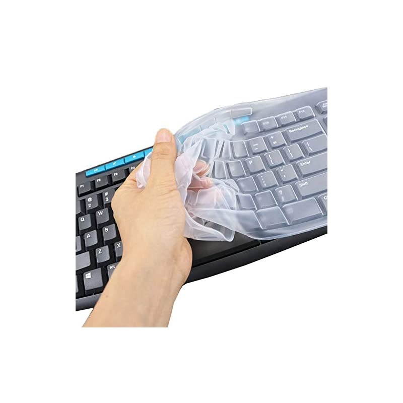 Cover for Logitech MK295 MK270 MK200 & Logitech K270 K200 , Logitech MK270 MK295 Skin Cover - Clear